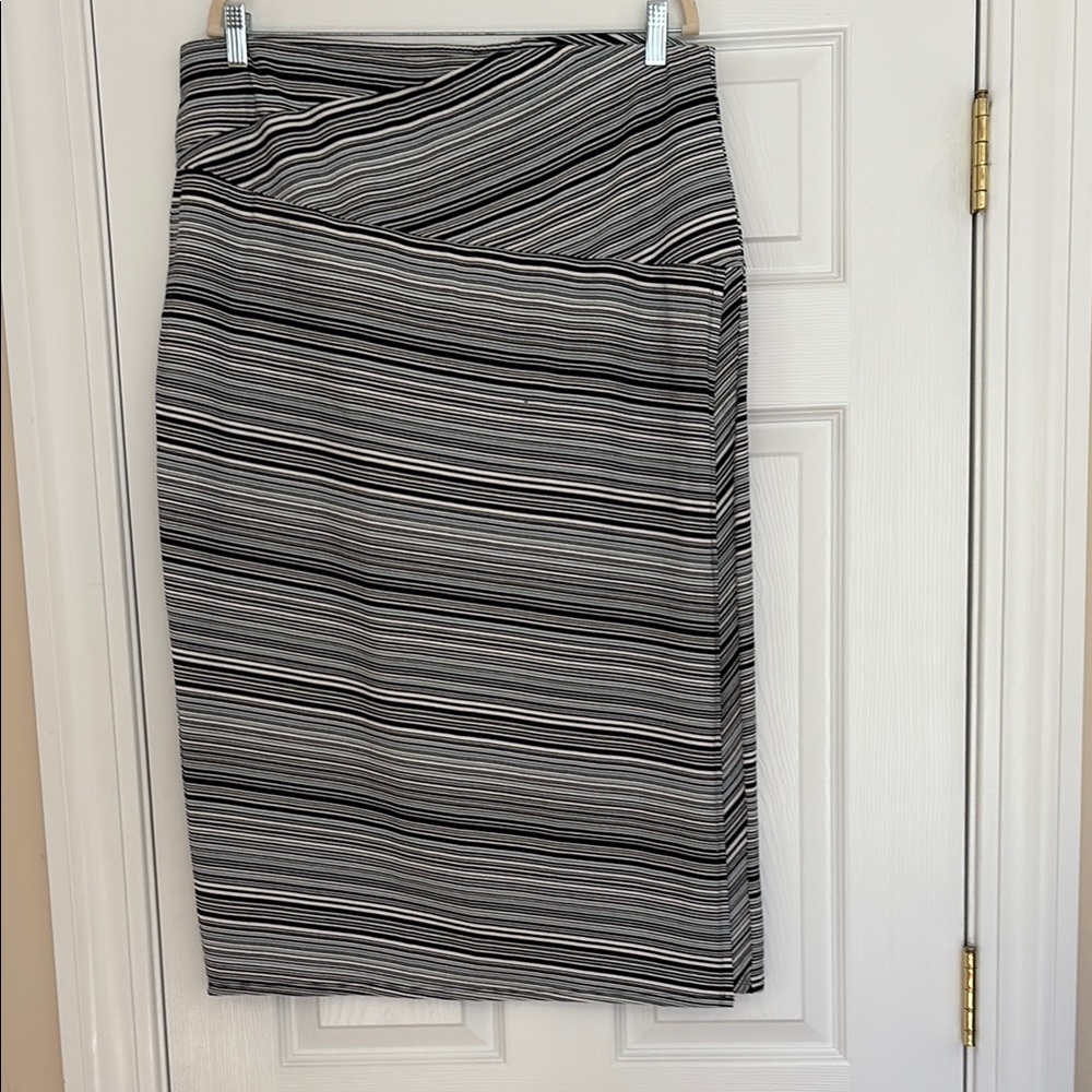 J. Jill Striped Maxi Skirt